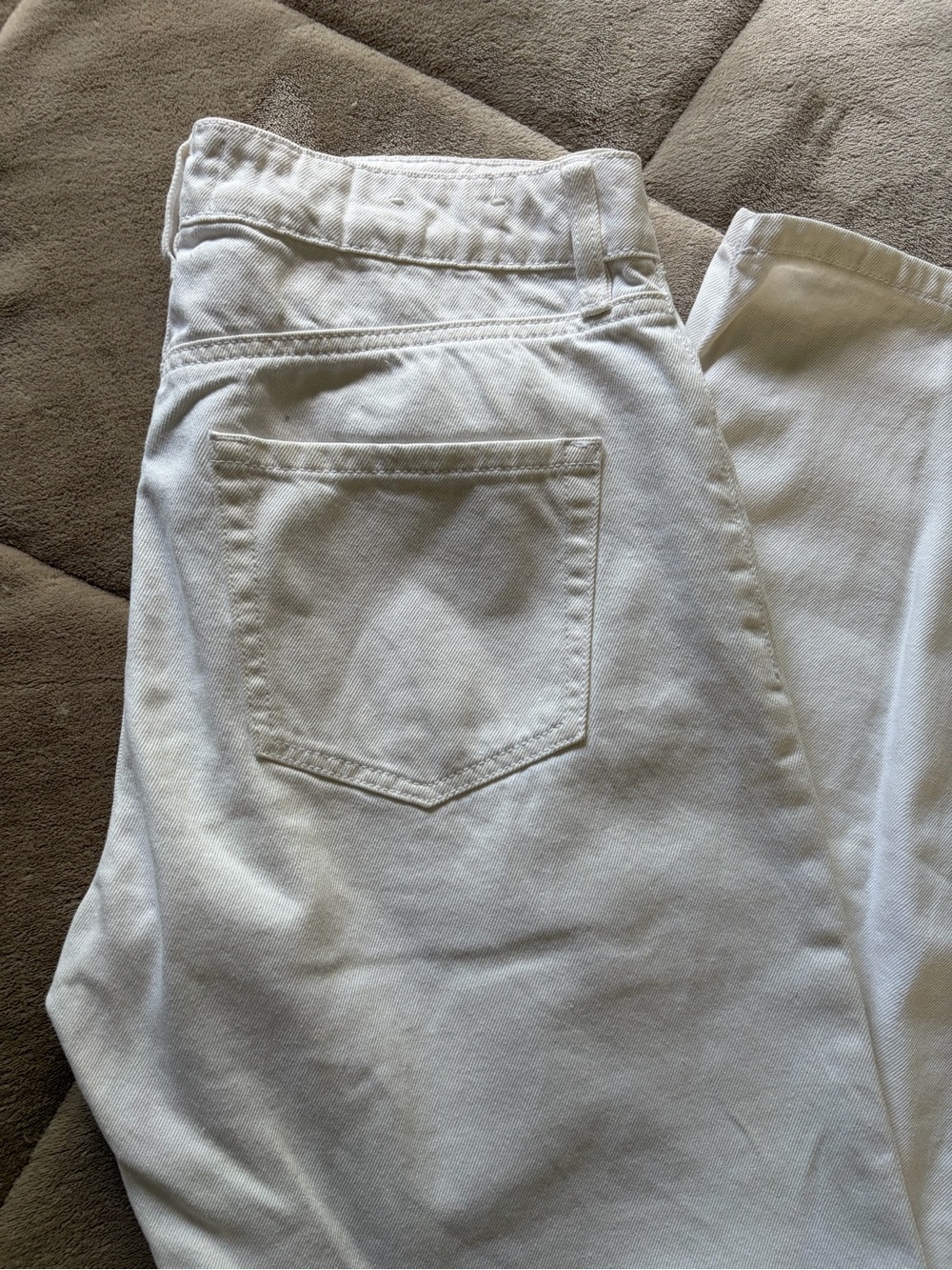 New Dynamite White High-Rise Jeans